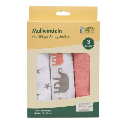 Obrázok produktu pre GRÜNSPECHT Naturprodukte 1500-V3, Deka pre novorodenca, Biela, Dievča