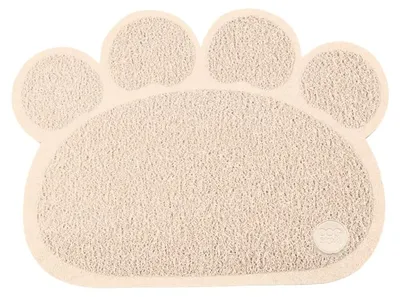 Immagine prodotto di DOCHTMANN Tappetino antiscivolo per ciotole, beige, 60x45 cm