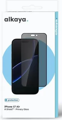 Produktbild von alkaya A Shield Displayschutzglass 3D Full Cover,Privacy iPhone 17Air, black