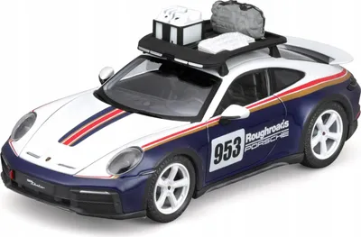 Produktbild von BBurago Racing Porsche 911 Dakar Met 1:24 28029