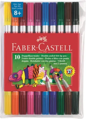 Immagine prodotto di FABER-CASTELL Doppelfasermaler 10er Etui