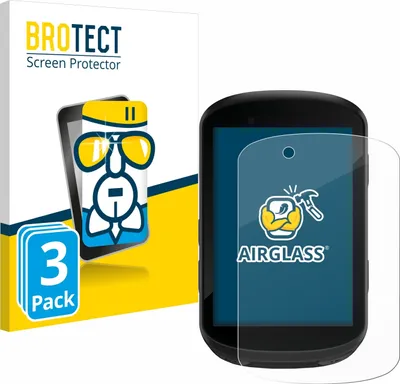 Produktbild von 3x BROTECT Schutzglas für Garmin Edge 530 / Edge 830 Schutzfolie Panzer Folie Glas Display Schutz klar