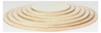 Produktbild von Rundes Pizzabrett aus Birkenholz, Flammkuchen- und Zwiebelkuchenbrett, Brettgröße: Ø 40 cm