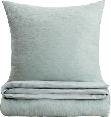 Produktbild von HOMLA RIVA Mikrofaser-Bettwäsche mit dekorativer Textur Pistazie 140x200 + 1*70x80 cm