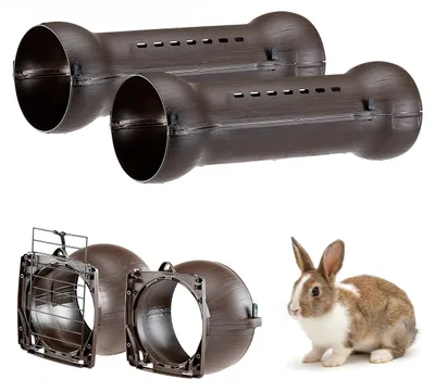Image de Ferplast, ensemble de tunnels modulaires complets pour lapins et cobayes, modèle METRÒ