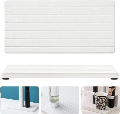 Zdjęcie produktu dla Uchwyt na serwetki do zastawy stołowej 21 x 10 cm – zestaw 2 sztuk – biały