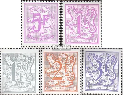 Produktbild von Briefmarken Belgien 1975 Mi 1808zx,1902zx, 1949zx-1951zx (kompl.Ausg.) postfrisch Löwe