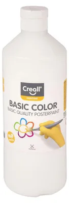 Image de Peinture scolaire Creall blanche - 500 ml