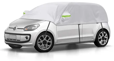 Image de Housse de protection pour voiture, demi-garage, imperméable, pour VW UP/SEAT Mii/Skoda Citigo, modèles de 2011 à 2024, couleur argent