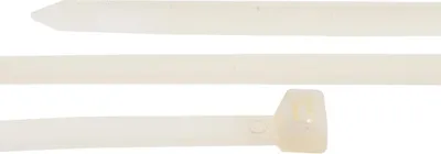 Produktbild von Kabelbinder 100 Stück 160 x 2,5 mm Kabelstrapse Weiß Kabelband Binder