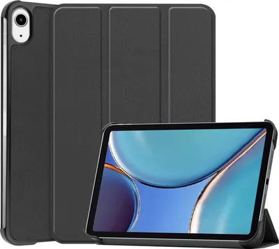 Produktbild von Mobigear Dreifach-Faltetui für iPad Mini 6 (2021) – Klapphülle – Schwarz