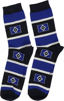 Produktbild von Hamburger SV HSV Socken gestreift Gr. 39-42