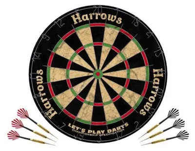 Image de Harrows Lets Play Darts Black 4 kg Target