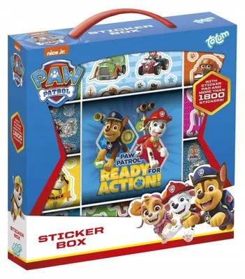 Produktbild von Einführung in die Paw Patrol-Aufkleberbox mit mehr als 1000 Aufklebern