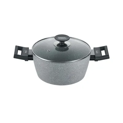 Produktbild von Berndes Alu Induction Special Edition Kochtopf, mit Glasdeckel, Henkeltopf, Induktion, Aluminium, Ø 20 cm, 0019574502