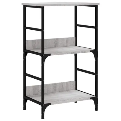 Produktbild von Bücherregal Grau Sonoma 50x33x82 cm Holzwerkstoff