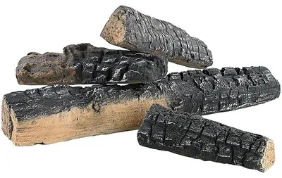 Image de 4 bûches décoratives pour poêle au bioéthanol