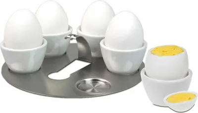 Produktbild von Take2 Miro Eierbechertablett, 6-tlg., mit Eierbechern, Eiertablett, Eierbecher, Eier Becher, Eierhalter, 27001