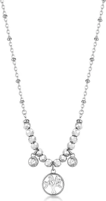 Zdjęcie produktu dla Naszyjniki z wiszącymi zawieszkami Brosway Silver Od 43 cm do 49 cm Kolekcja Chakra - kobieta