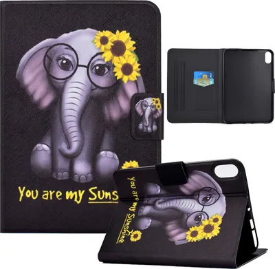 Produktbild von Für Apple iPad 11. Gen A16 2025 / 10.9 2022 Kunstleder Tablet Tasche Motiv 16 Hülle Etuis