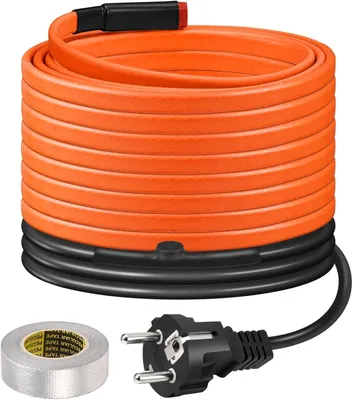 Heizkabel mit Thermostat, 25 W/m, selbstregulierend, 18 m, IP65