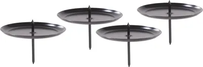 Produktbild von Kerzenhalter "Classic" mit Stecker Schwarz