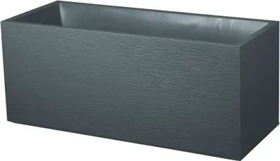 Image de Jardinière Graphit EDA, 98 L, 99,5 x 39 x 43 cm, Gris Anthracite