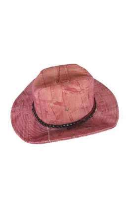 Produktbild von Westernlady Hut Jeanslook pink