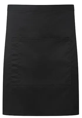 Produktbild von Premier - "Colours" Tasche-Taillenschürze, Denim, Midi-Länge LT4350 (Einheitsgröße) (Schwarz)