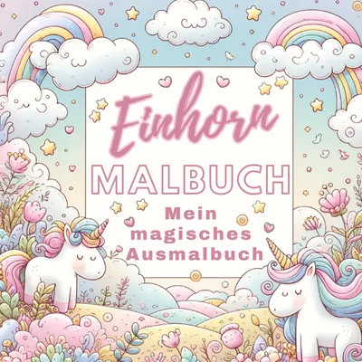 Produktbild von Einhorn Malbuch - Mein magisches Ausmalbuch