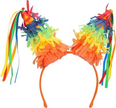 Produktbild von Haarreif Pinata bunt Karneval Fasching Party