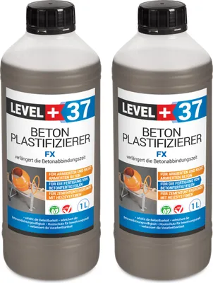 Produktbild von Beton Zusatzmittel 2L Betonverflüssiger Plastifizierer Estrich Level+ FX RM37