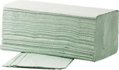 Zdjęcie produktu dla Wymiary ręcznika papierowego: 24,5 x 23 cm (szer. x dł.) Papier z recyklingu Kolor ręcznika papierowego: zielony