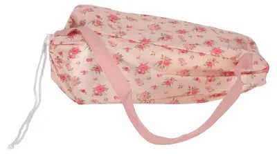 Produktbild von KiddyGo Puppenbett klappbar rosa Blume - Spielzeugbett für Puppen
