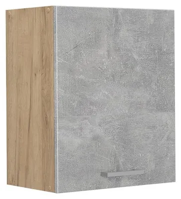 Produktbild von Hängeschrank Vicco R-Line Beton/Goldkraft Eiche 50 cm, Model 70047