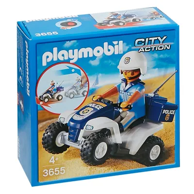 Image de PLAYMOBIL® 3655 - Quad Police