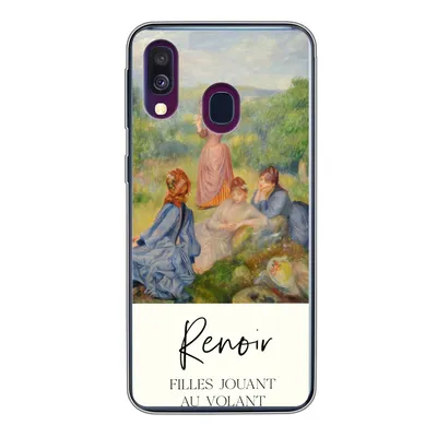 Produktbild von MuchoWow® Handyhülle Schutzhülle Hülle für Samsung Galaxy A40 Malerei - Renoir - Impressionismus Silikon Softcase Handy Hülle - Handy-Tasche