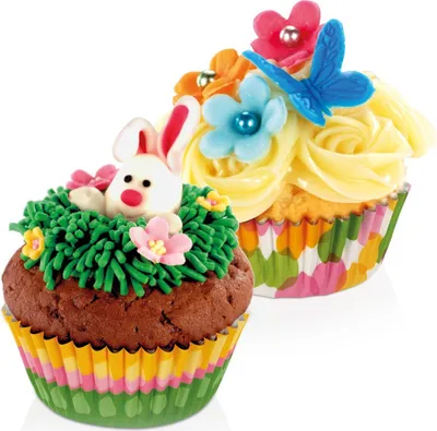 Produktbild von Tescoma Muffin-Körbchen DELÍCIA ø 6 cm, 60 St., Frühlingsmotive
