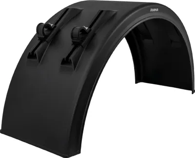 Produktbild von DOMAR DK2975 Einzelkotflügel 19,5-22,5 Zoll aus Kunststoff für Lkw-Anhänger 1250x430 mm mit stabilen Befestigungswinkeln