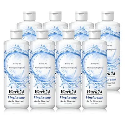 Produktbild von Wark24 Vinylcreme 250ml - Vinylpflege für Wasserbetten Vinyl Creme (8er Pack)
