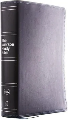 Produktbild von NKJV, Wiersbe Study Bible, Leathersoft, Black, Red Letter, Comfort Print