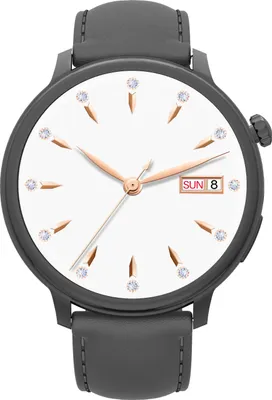 Image de INF Montre avec surveillance de la fréquence cardiaque et de l'oxygène dans le sang Le noir