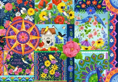 Immagine prodotto di Puzzle Bluebird I colori della primavera - 1000 pezzi