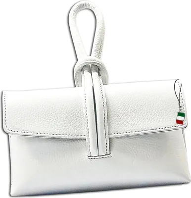 Produktbild von Tasche weiß Florence Abendtasche Leder OTF834W