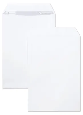 Image de Pochette Clairefontaine adhésive 229 x 324 mm, blanc, 90 g, paquet de 50
