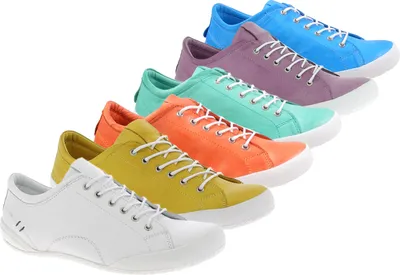 Produktbild von Andrea Conti 0340559 Damen Schnürer Leder Halbschuhe Sneaker, Größe:42 EU, Farbe:Lila