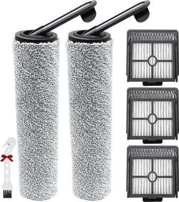 Produktbild von KiimSin Hauptbürste Zubehör set für Dreame H12, H11 Core Nass- und Trockensauger Ersatzteile, 2 Bürstenrolle + 3 HEPA Filter + 1 Reinigungsbürste