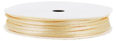 Produktbild von 10m Rolle Flechtkordel Satin 2mm, Farbe:champagner 815