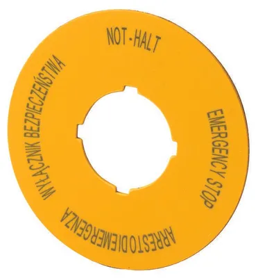 Produktbild von M22-XBK15 Bezeichnungsschild d=60mm