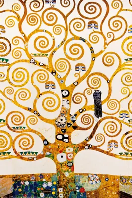 Produktbild von Gustav Klimt Kunstdruck Bild - Der Lebensbaum (Detail) (30 x 20 cm)